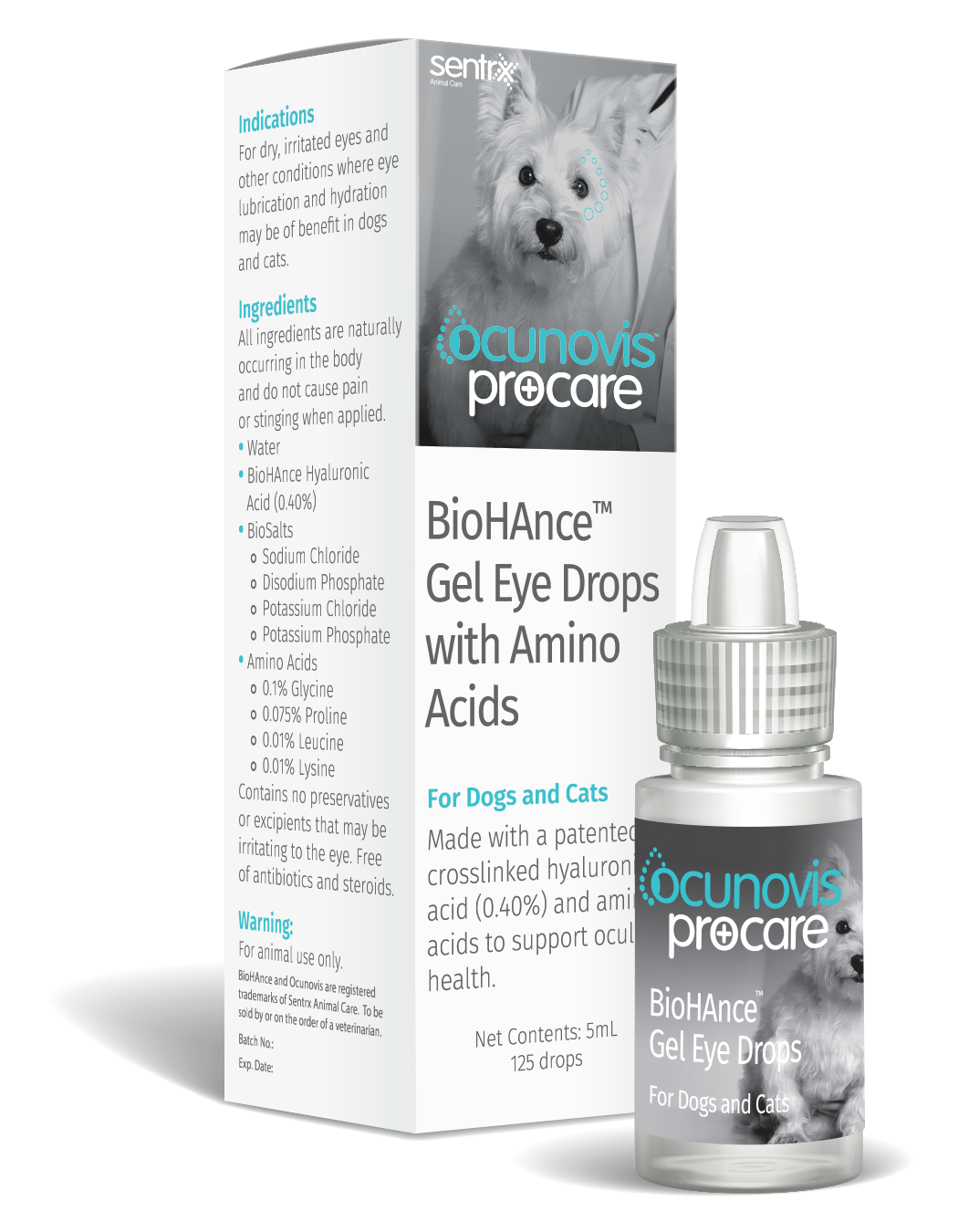 Ocunovis ProCare BioHAnce Gel Eye Drops with Amino Acids